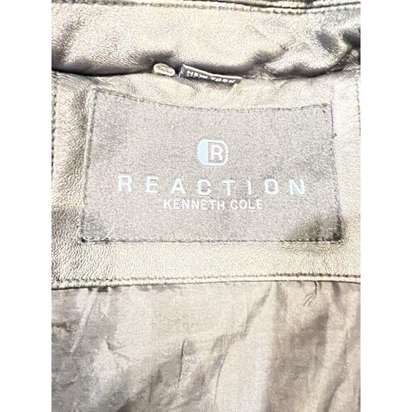 KENNETH COLE REACTION, Vintage, Men's Genuine Lambskin Leather James Dean Large - Picture 5 of 8